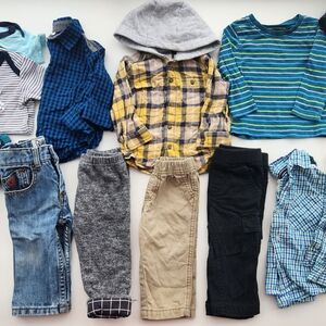 Kids Gray Flecked Sweatpants - Unbranded